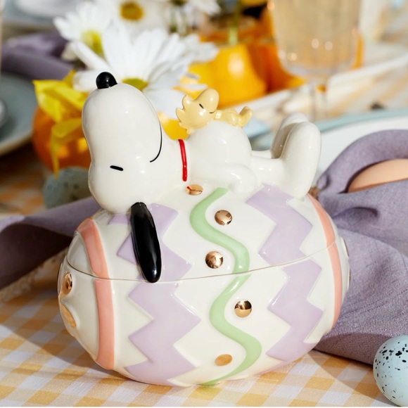 Lenox Peanuts Snoopy Easter Decor bnib - Picture 9 of 9